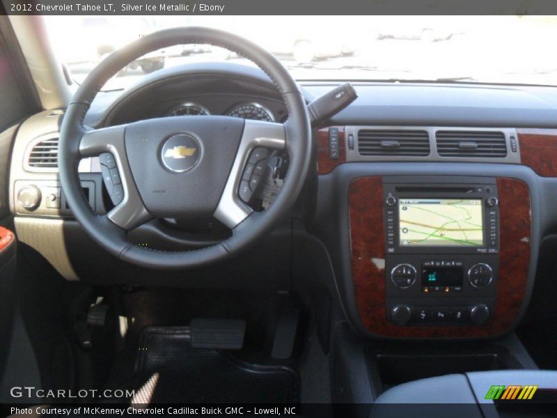 Silver Ice Metallic / Ebony 2012 Chevrolet Tahoe LT