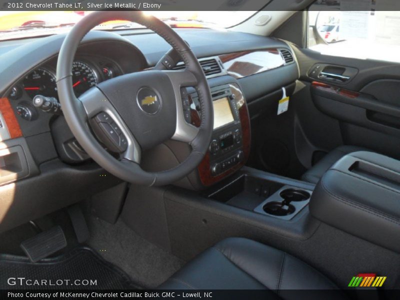 Silver Ice Metallic / Ebony 2012 Chevrolet Tahoe LT