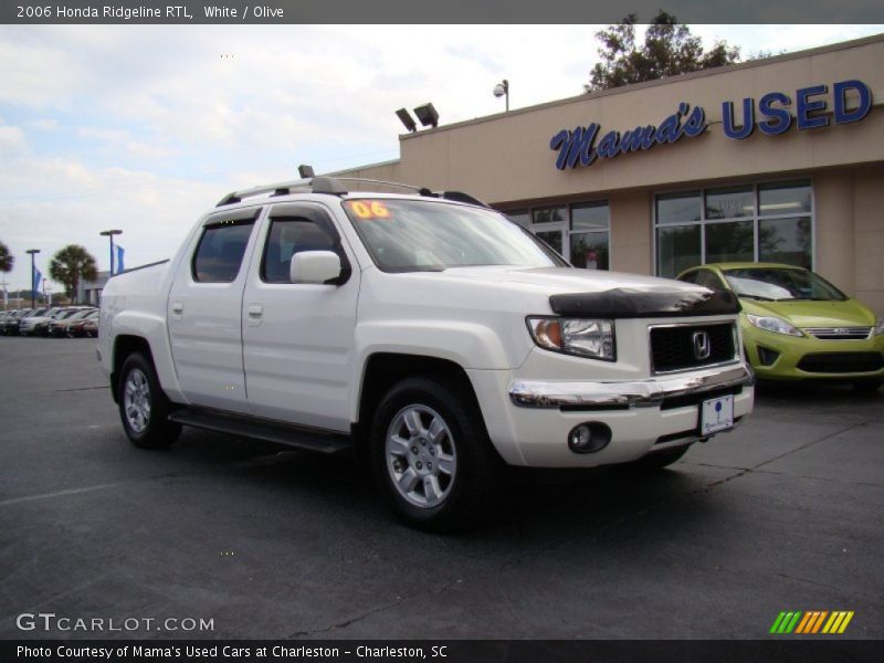 White / Olive 2006 Honda Ridgeline RTL