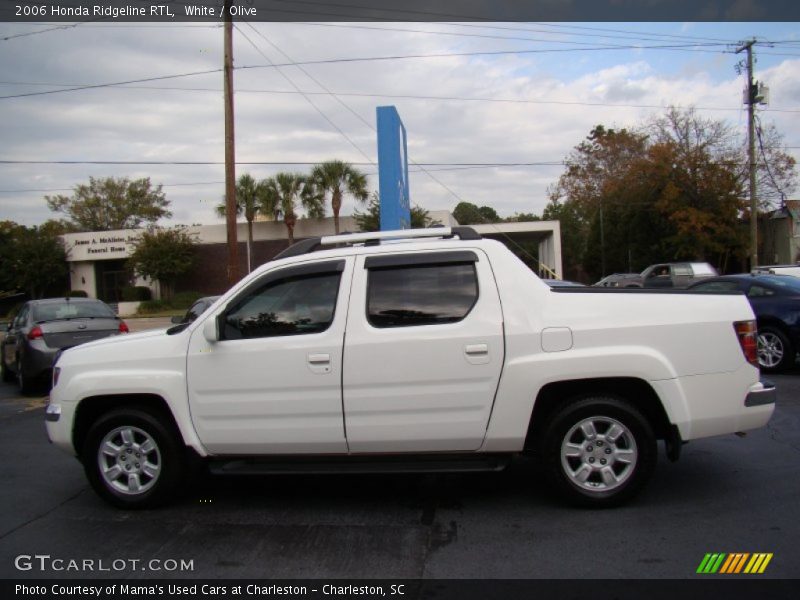 White / Olive 2006 Honda Ridgeline RTL