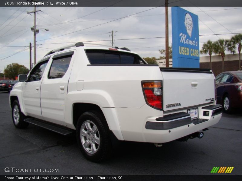 White / Olive 2006 Honda Ridgeline RTL