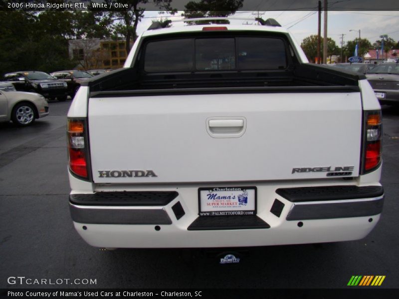 White / Olive 2006 Honda Ridgeline RTL