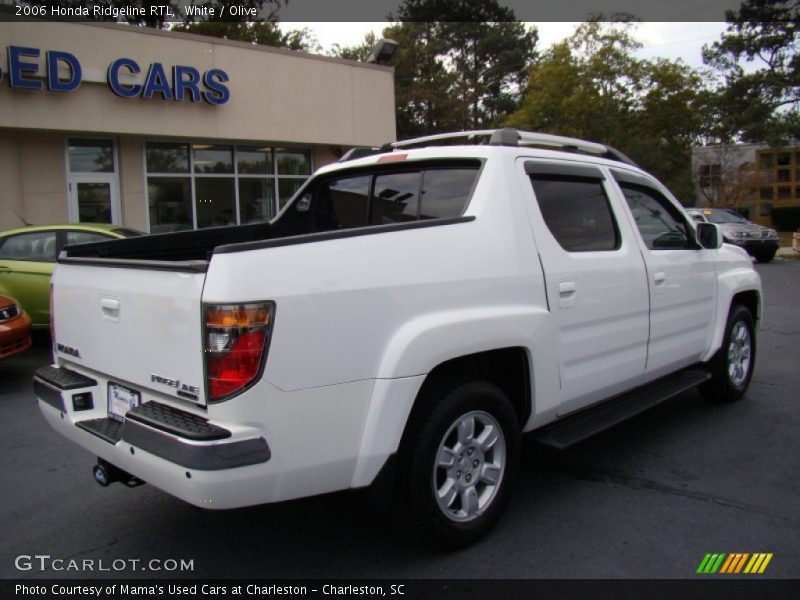 White / Olive 2006 Honda Ridgeline RTL