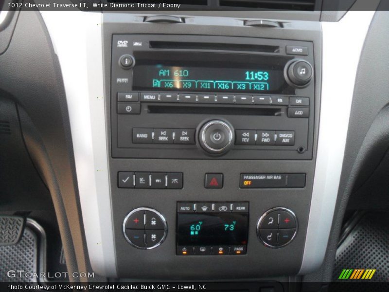 Controls of 2012 Traverse LT