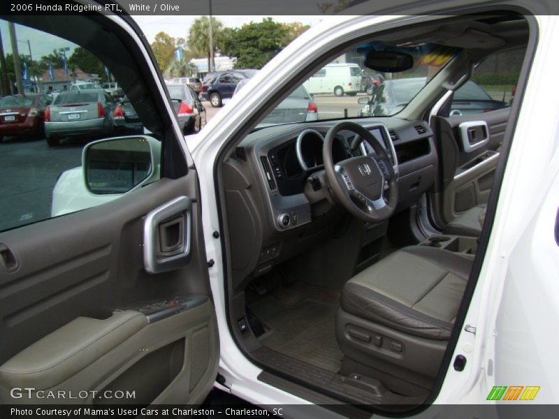 White / Olive 2006 Honda Ridgeline RTL
