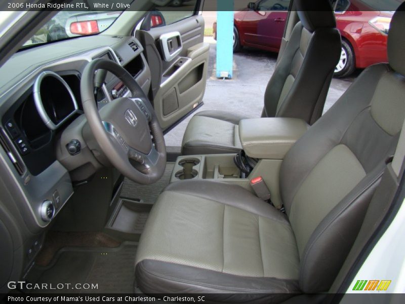 White / Olive 2006 Honda Ridgeline RTL