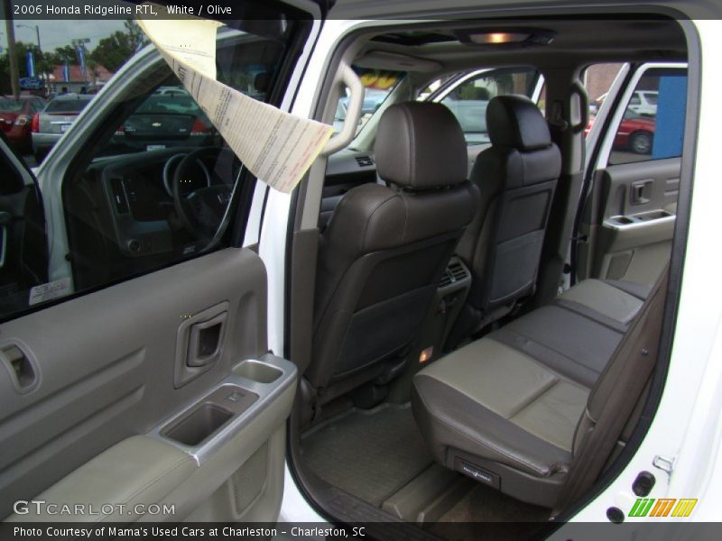 White / Olive 2006 Honda Ridgeline RTL