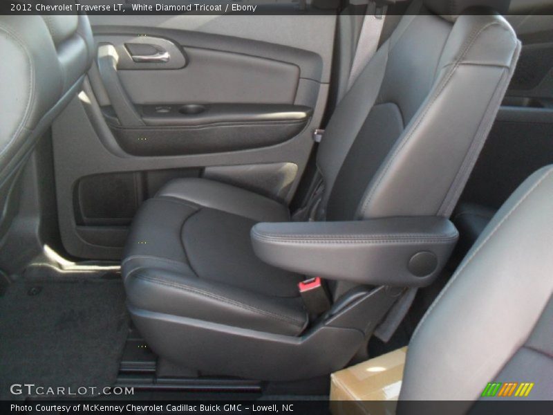 White Diamond Tricoat / Ebony 2012 Chevrolet Traverse LT