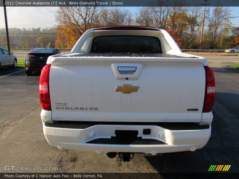 White Diamond Tricoat / Ebony 2012 Chevrolet Avalanche LTZ 4x4
