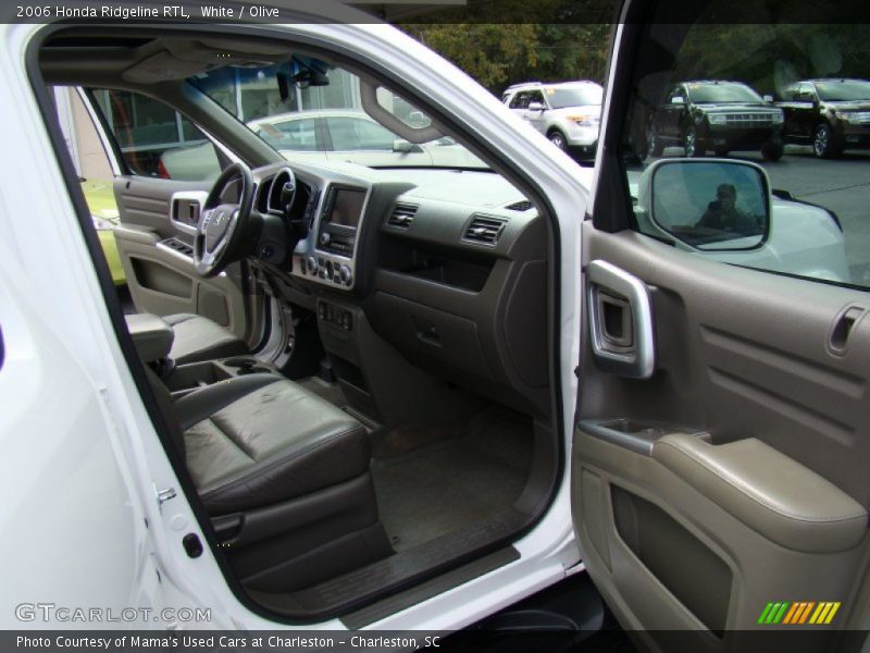 White / Olive 2006 Honda Ridgeline RTL