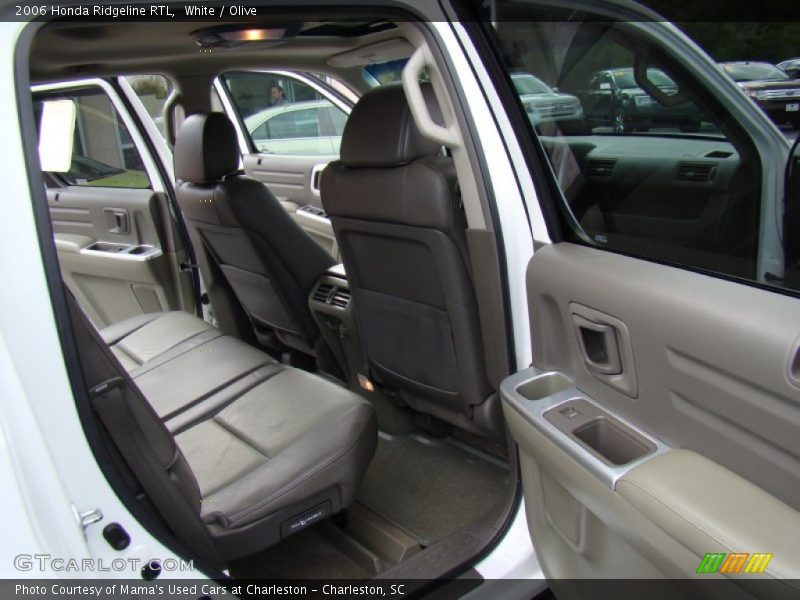 White / Olive 2006 Honda Ridgeline RTL