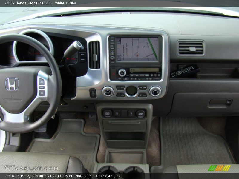 White / Olive 2006 Honda Ridgeline RTL