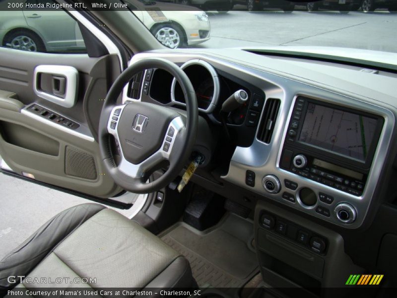 White / Olive 2006 Honda Ridgeline RTL