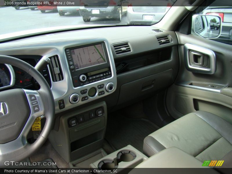 White / Olive 2006 Honda Ridgeline RTL