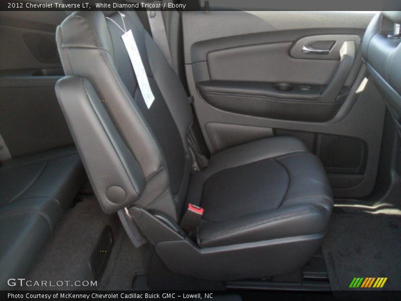 White Diamond Tricoat / Ebony 2012 Chevrolet Traverse LT