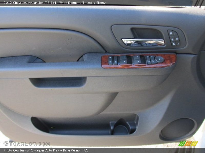 White Diamond Tricoat / Ebony 2012 Chevrolet Avalanche LTZ 4x4