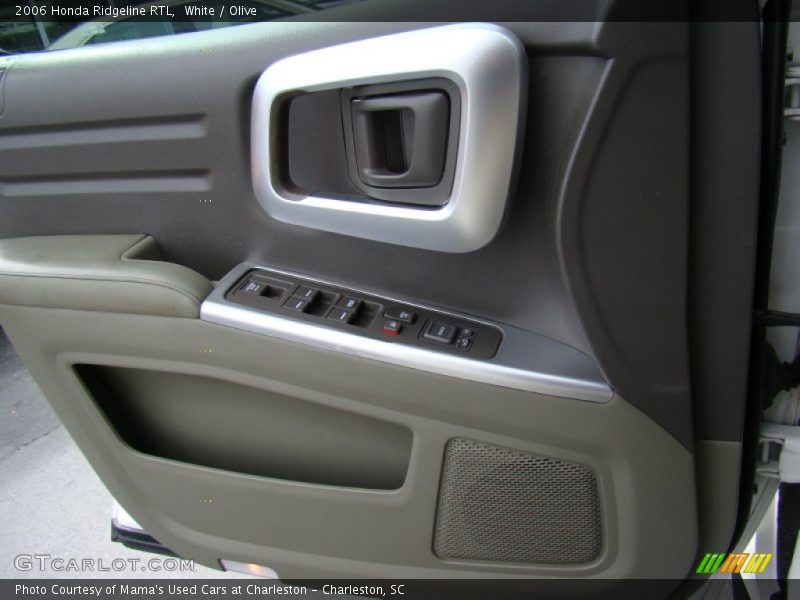 White / Olive 2006 Honda Ridgeline RTL