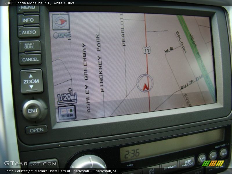 White / Olive 2006 Honda Ridgeline RTL