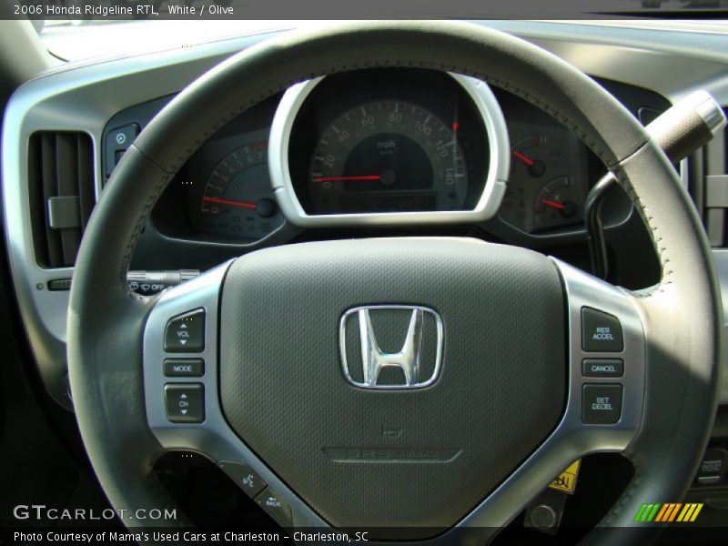 White / Olive 2006 Honda Ridgeline RTL