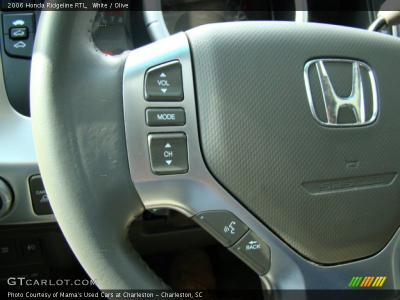White / Olive 2006 Honda Ridgeline RTL
