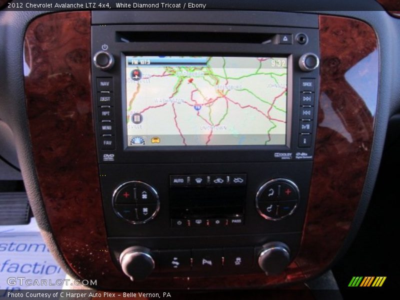 White Diamond Tricoat / Ebony 2012 Chevrolet Avalanche LTZ 4x4