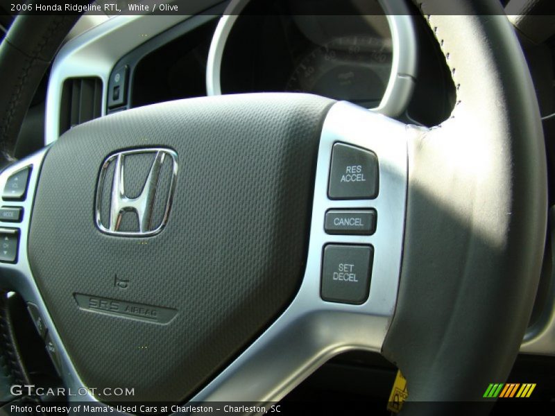 White / Olive 2006 Honda Ridgeline RTL