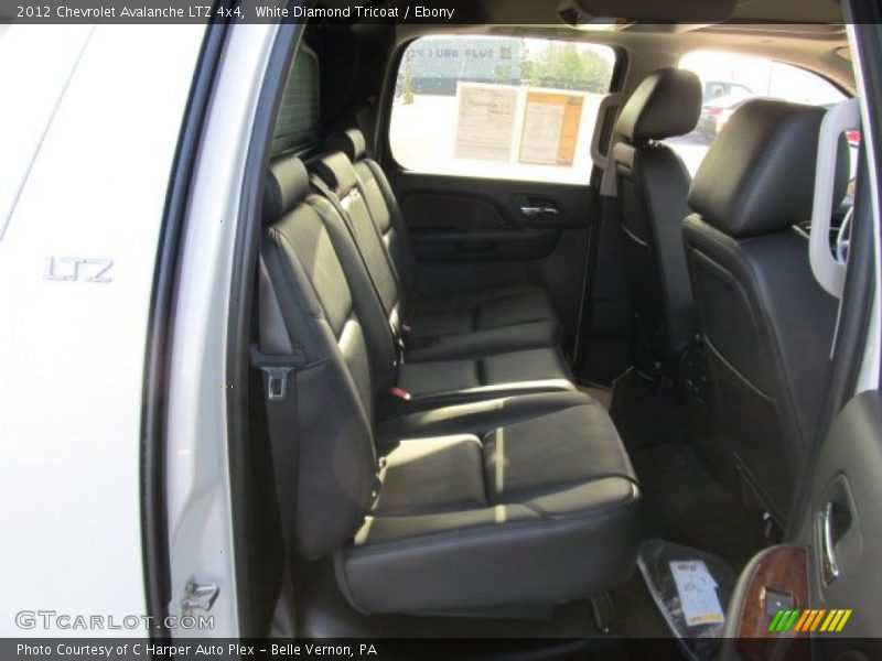 White Diamond Tricoat / Ebony 2012 Chevrolet Avalanche LTZ 4x4