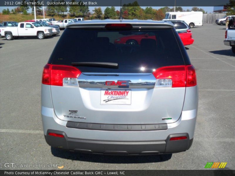 Quicksilver Metallic / Jet Black 2012 GMC Terrain SLE