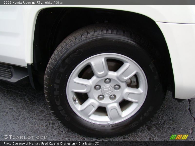 White / Olive 2006 Honda Ridgeline RTL