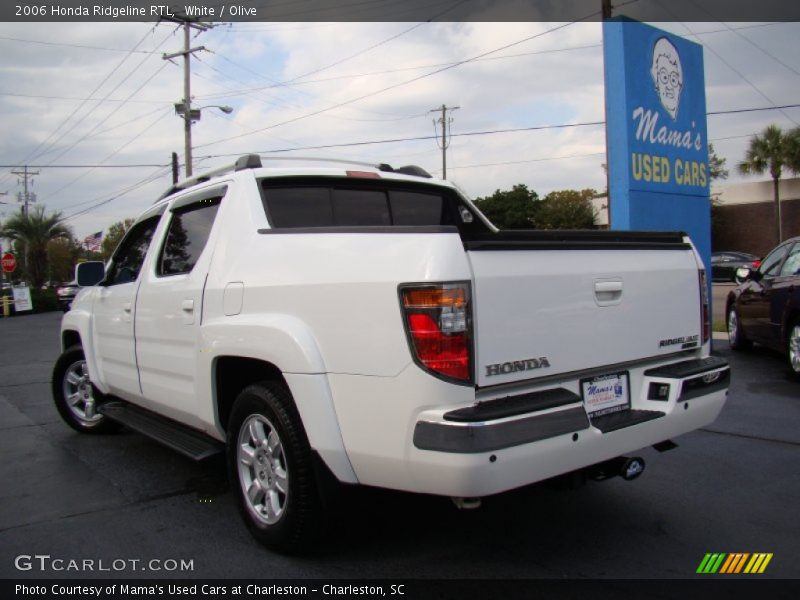 White / Olive 2006 Honda Ridgeline RTL