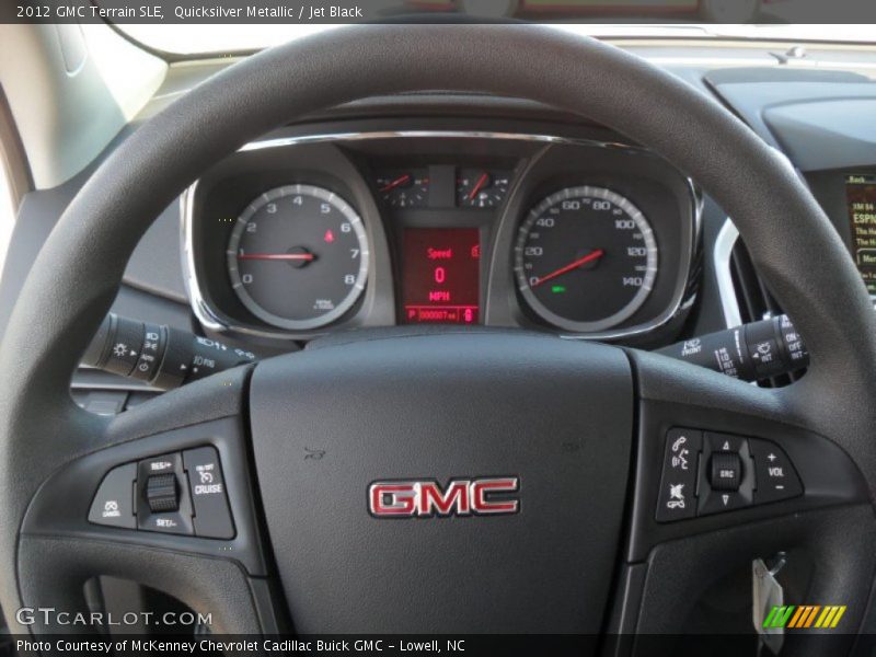 Quicksilver Metallic / Jet Black 2012 GMC Terrain SLE