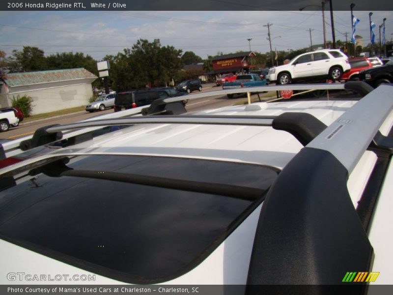 White / Olive 2006 Honda Ridgeline RTL