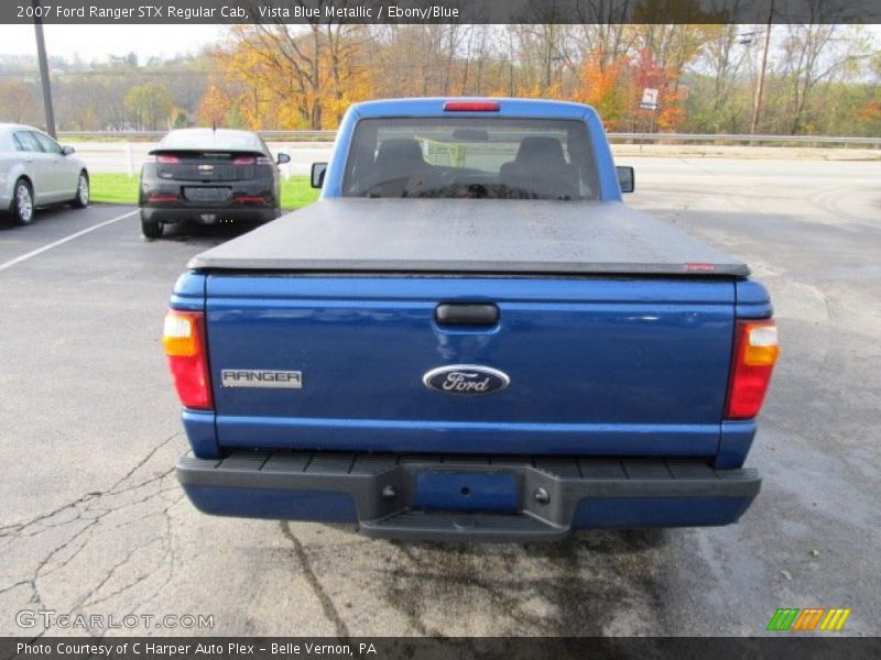 Vista Blue Metallic / Ebony/Blue 2007 Ford Ranger STX Regular Cab