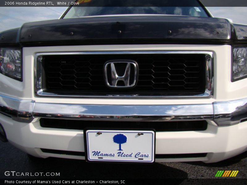 White / Olive 2006 Honda Ridgeline RTL