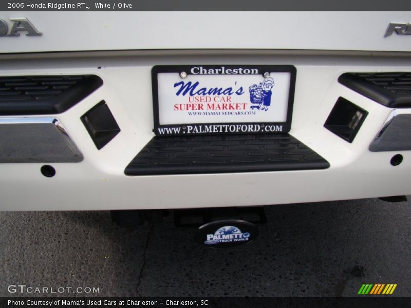 White / Olive 2006 Honda Ridgeline RTL