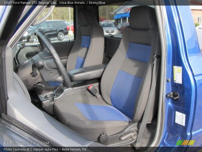  2007 Ranger STX Regular Cab Ebony/Blue Interior