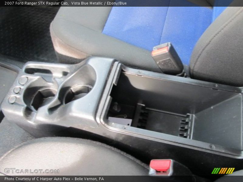 Vista Blue Metallic / Ebony/Blue 2007 Ford Ranger STX Regular Cab