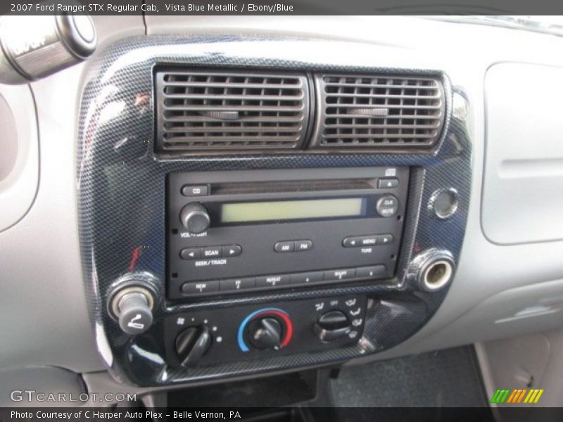 Vista Blue Metallic / Ebony/Blue 2007 Ford Ranger STX Regular Cab