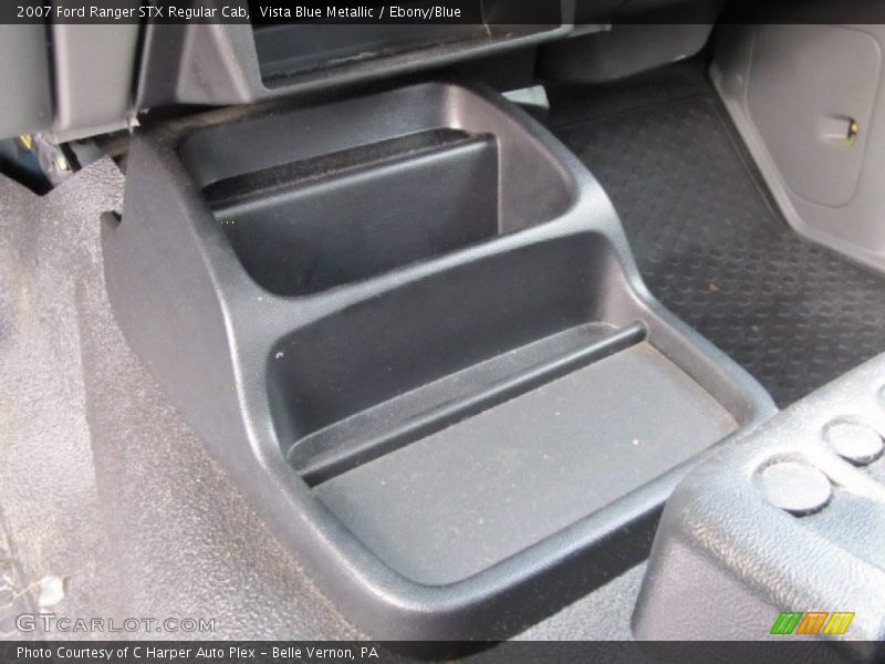 Vista Blue Metallic / Ebony/Blue 2007 Ford Ranger STX Regular Cab