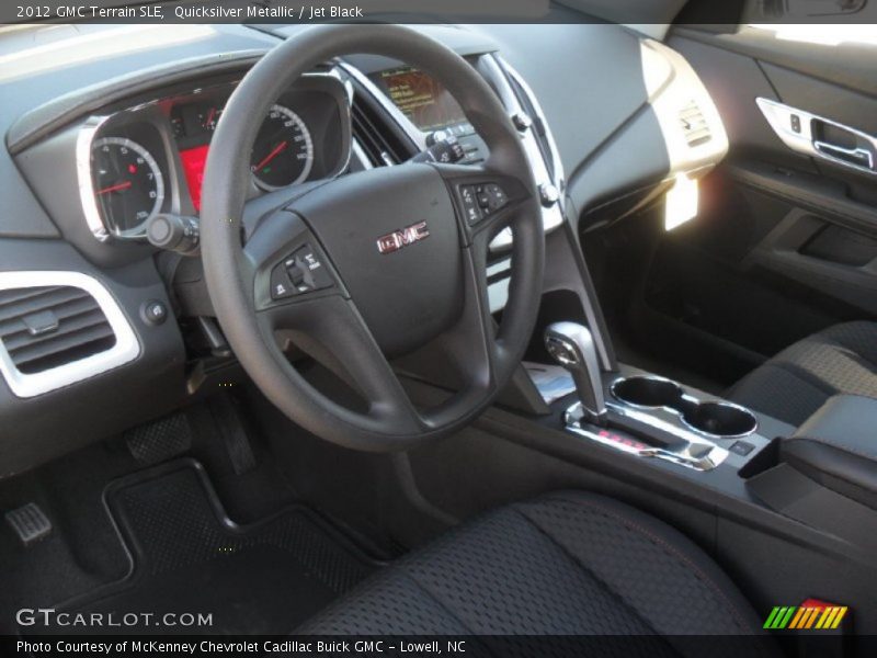Quicksilver Metallic / Jet Black 2012 GMC Terrain SLE
