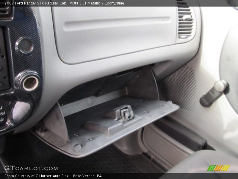 Vista Blue Metallic / Ebony/Blue 2007 Ford Ranger STX Regular Cab