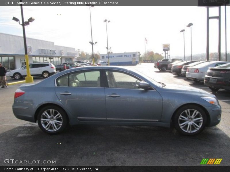 Sterling Blue Metallic / Cashmere 2011 Hyundai Genesis 4.6 Sedan