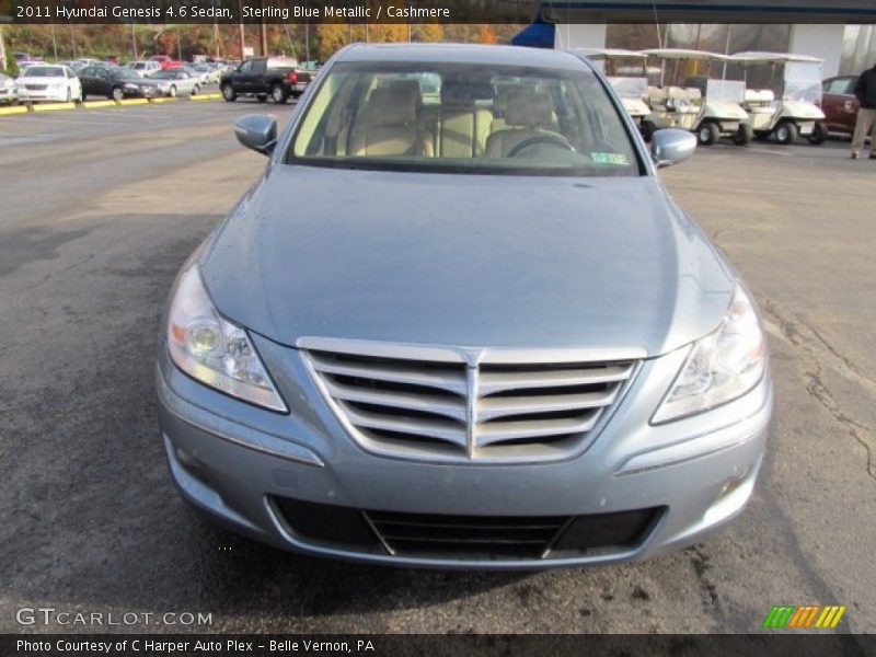 Sterling Blue Metallic / Cashmere 2011 Hyundai Genesis 4.6 Sedan