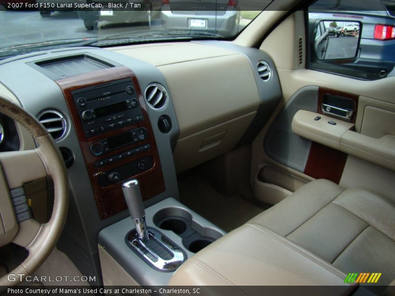 Black / Tan 2007 Ford F150 Lariat SuperCab