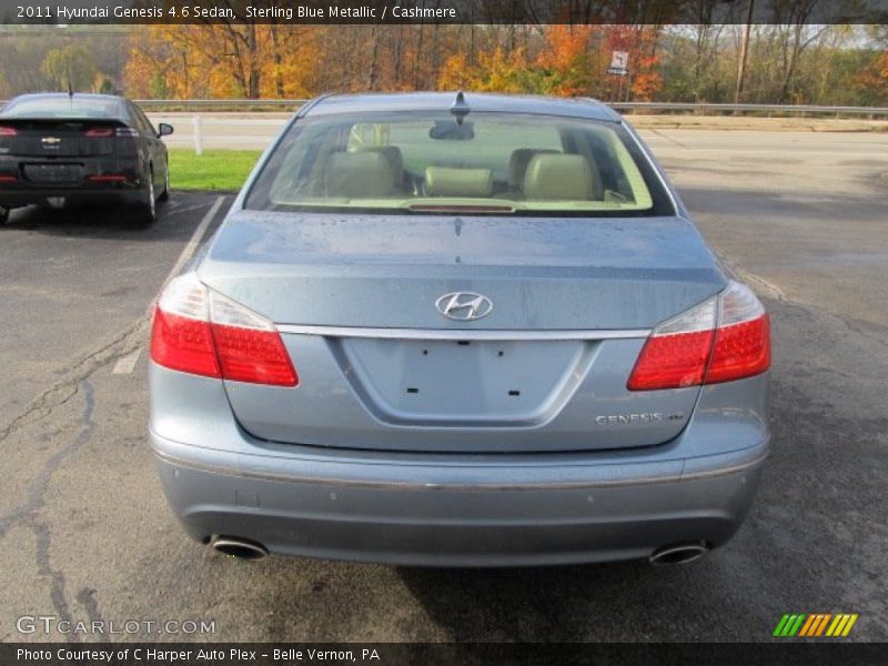 Sterling Blue Metallic / Cashmere 2011 Hyundai Genesis 4.6 Sedan