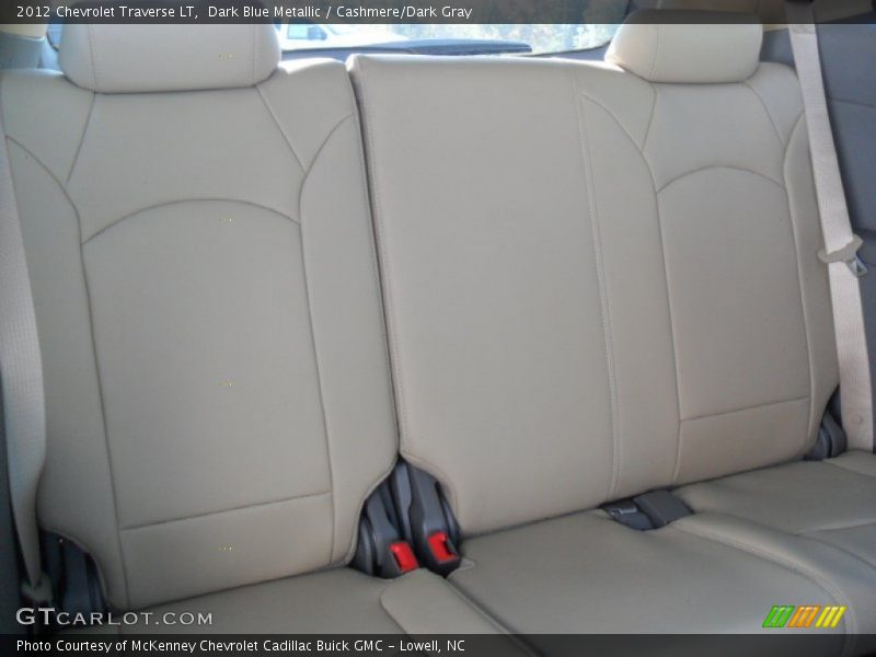 Dark Blue Metallic / Cashmere/Dark Gray 2012 Chevrolet Traverse LT