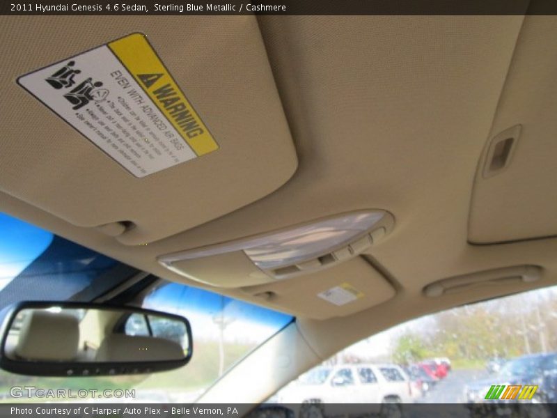 Sterling Blue Metallic / Cashmere 2011 Hyundai Genesis 4.6 Sedan