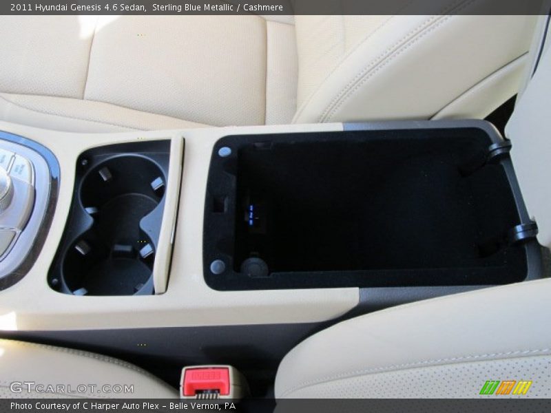 Sterling Blue Metallic / Cashmere 2011 Hyundai Genesis 4.6 Sedan