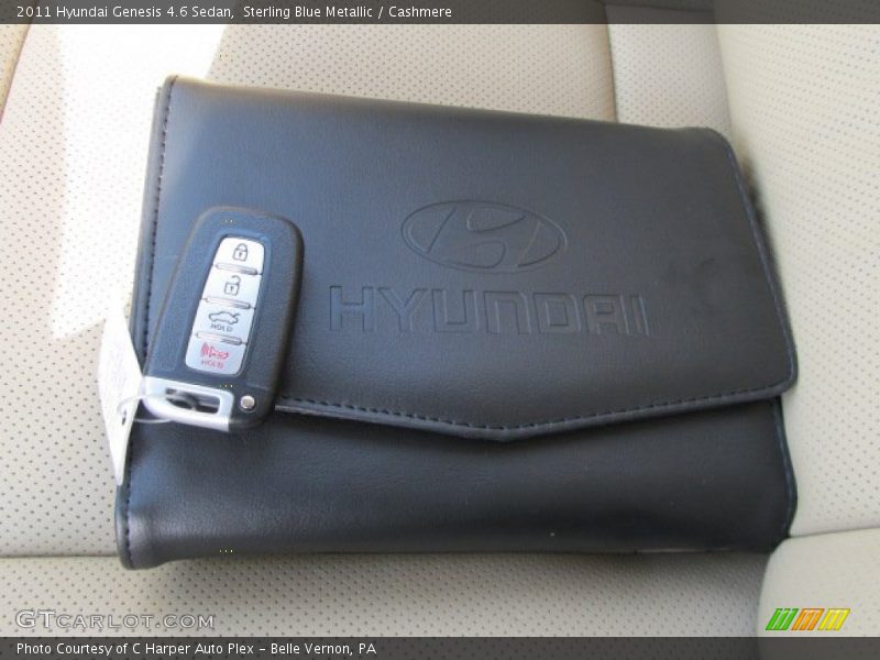 Sterling Blue Metallic / Cashmere 2011 Hyundai Genesis 4.6 Sedan