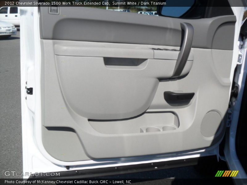 Summit White / Dark Titanium 2012 Chevrolet Silverado 1500 Work Truck Extended Cab